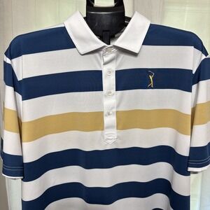 THE PLAYERS X SSC BIG STRIPE SPORT POLO Sugarloaf XL‎
